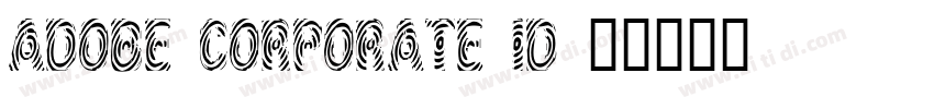 Adobe Corporate ID M字体转换
